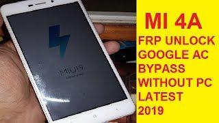 Xiaomi Redmi 4a mi 4a frp lock remove google account bypass latest 2019 100% working