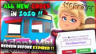 ALL NEW CODES on ADOPT ME !!? (2020) / Roblox