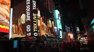 filming Times Square Billboards