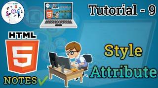 Style Attribute in HTML in Hindi