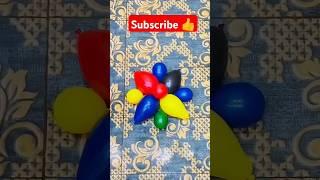 Colorfull Balloons Popping| Reverse balloon popup #satisfying #short #shorts #shortvideos #asmrvideo