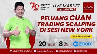 Live Market Sesi Amerika | Peluang Cuan Trading Scalping Disesi New York