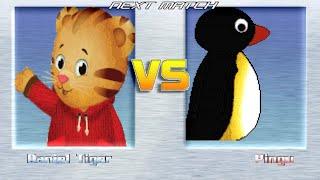 M.U.G.E.N BATTLES | Daniel Tiger vs Pingu | Daniel Tiger's Neighborhood vs Pingu