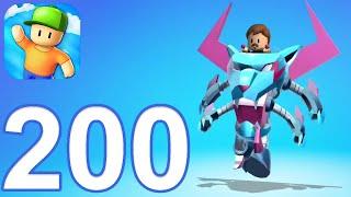 Stumble Guys - MECHA MEGA BEAST - Gameplay Walkthrough Part 200 (iOS, Android)