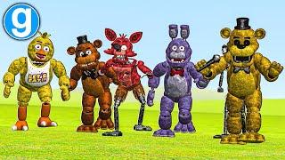 GMOD FNAF - Fazbear Ultimate Pill Pack Animatronics vs FNAF 1 Nextbot Pack