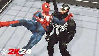 Venom Vs Spider-Man | Marvel Vs Marvel  - WWE 2K24 - PS5 [4K 60FPS]