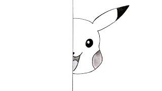 PIKACHU DRAWING|how to draw pikachu|easy step by step|easy drawing|PENCIL DRAWING