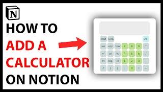 How to Add a Calculator in Notion