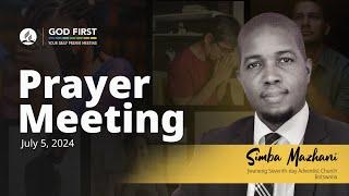 God First Your Daily Prayer Meeting - July 5, 2024