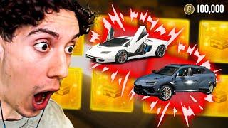 TGLTN Spends 62,500 G-COINs on the New Lamborghini Skins in PUBG! *INSANE* CASE OPENING