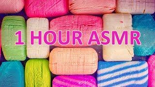  1 HOUR ASMR  Soap cubes only  Very nice relaxing sound  Compilation #7