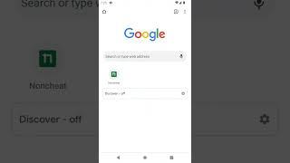 Chrome mobile manually edit homepage newtab shortcuts