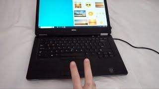 Scroll up-down using 2 fingers on the Touchpad (Dell Latitude E7440 laptop, Apoint.exe)