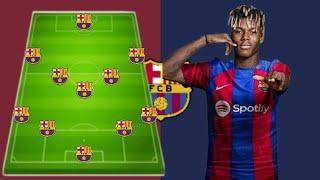 Barcelona Potential Lineup With Summer Transfers 2024 Feat Nico Williams