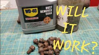 WD-40 RUST REMOVER SOAK REVIEW