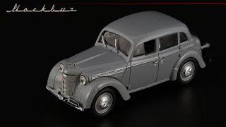 Soviet Opel: Moskvich-401-420 • Automobile legends of the USSR 64 • Scale models of Soviet cars 1:43