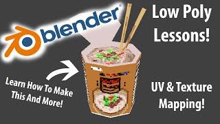 Low Poly With Blender: Tutorial 2 - UV and Texture Mapping