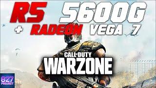 Ryzen 5 5600G: COD Warzone VEGA 7 iGPU Test