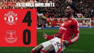 Amorim's First League Win!  | Man Utd 4-0 Everton | Extended Highlights