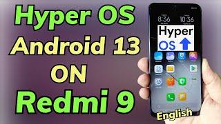 1st HyperOS Rom Booted ON Redmi 9 Lancelot