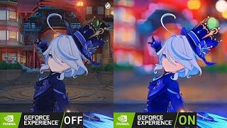 GENSHIN IMPACT Graphic Comparison NVIDIA Filter ON VS OFF