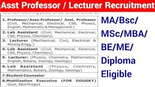 Institute Jobs for BSc, MSc, MA, MBA, BE, ME, BTech, MTech I Apply From Any State I NO FEE I