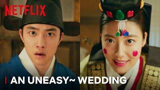 Won-deuk’s First Wedding Night with Hong-sim Makes Him Feel Uneasy~ | 100 Days My Prince | Netflix