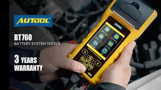 AUTOOL BT760 Automotive Battery Analyzer Testers Explained and demonstrated -Super Easy To Use