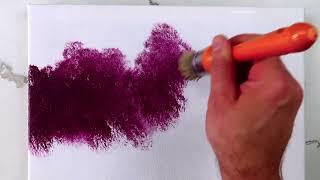 How to paint Soft, Misty, Lavender Landscape | Acrylics | Step by Step Demo