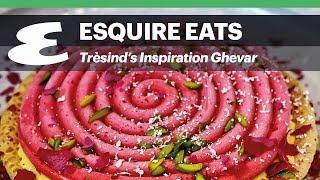 Tresind Dubai's Inspiration Ghevar dessert | Esquire Eats