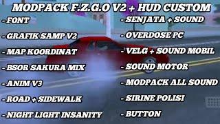 MODPACK F.Z.G.O V2 SUPPORT SAMP + HUD CUSTOM - GTA Sa Android