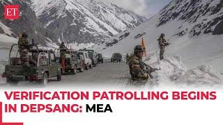 India-China disengagement: Verification patrolling begins..., MEA on border agreement at LAC