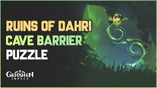 Ruins of Dahri Cave Barrier Puzzle (Guide) | Genshin Impact