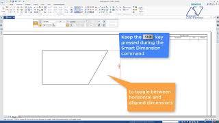 Solid Edge - Control and Shift Keys in Sketching and Dimensioning