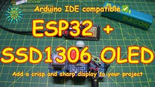 #141 ESP32 + SSD1306 OLED Single Module (Arduino Compatible)