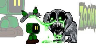 GREEN ROBOT VS ZOONOMALY MONSTERS
