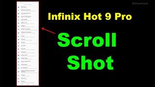 How to Take Long Scrolling Screenshot In Infinix Hot 9 Pro