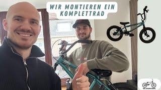 Wir montieren ein BMX-Komplettrad - Tipps und Tricks zur Fahrradmontage - DK AURA 14Zoll