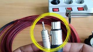 Soldering XLR and 3.5mm jack | Making an XLR to 3.5mm Adapter Cable