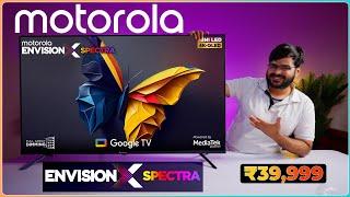 Motorola EnvisionX Spectra TV  [2024]: Unboxing, Review & First Impressions - MINI LED 4K-QLED 