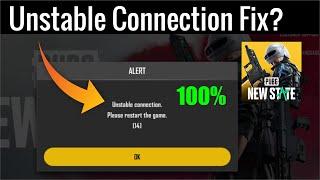 Pubg new state Unstable Connection Fix || pubg new state login problem