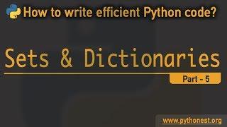 Python Dictionary and Sets | Python tutorial | key-value pairs