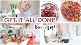 GET IT ALL DONE WITH ME 2020 |  CLEANING, COOKING AND HOME INSPIRATION