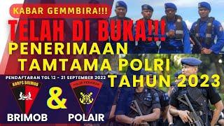 Telah Di Buka!!! Seleksi Penerimaan Tamtama Polri Gelombang 1 Tahun 2023, Brimob Dan Polair