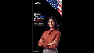 Assured Pathway to Work in the US with Miles Education | CPA + Masters in Accountancy
