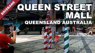 Brisbane CBD and Queen Street Mall, Queensland, Australia