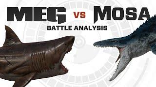 The MEG vs InGen's Mosasaurus | Battle FACEOFF Analysis