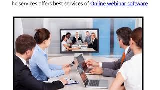 Online webinar software - Holistic Communications