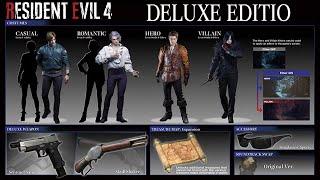 Обзор всех скинов Resident Evil 4 Deluxe Edition \ Все скины Резидент 2023 делюкс