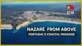 Nazaré Portugal: Big Waves, Cliffs, and Coastal Beauty 4K Drone Tour